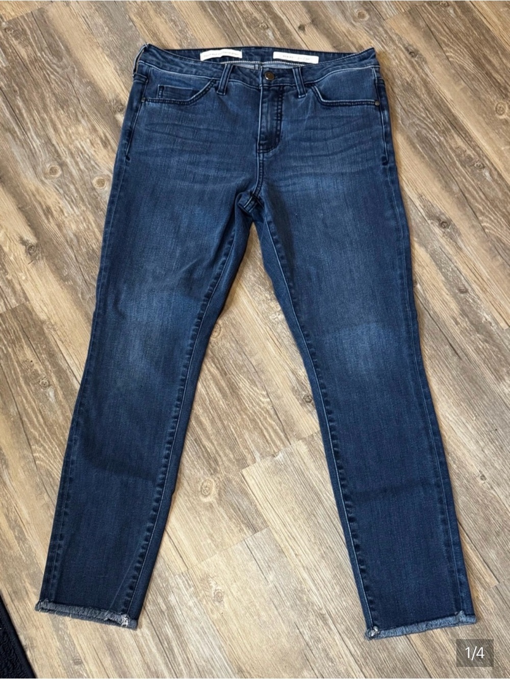 Anthropologie Pilcro and the Letterpress “Script” Skinny Jeans Size 30